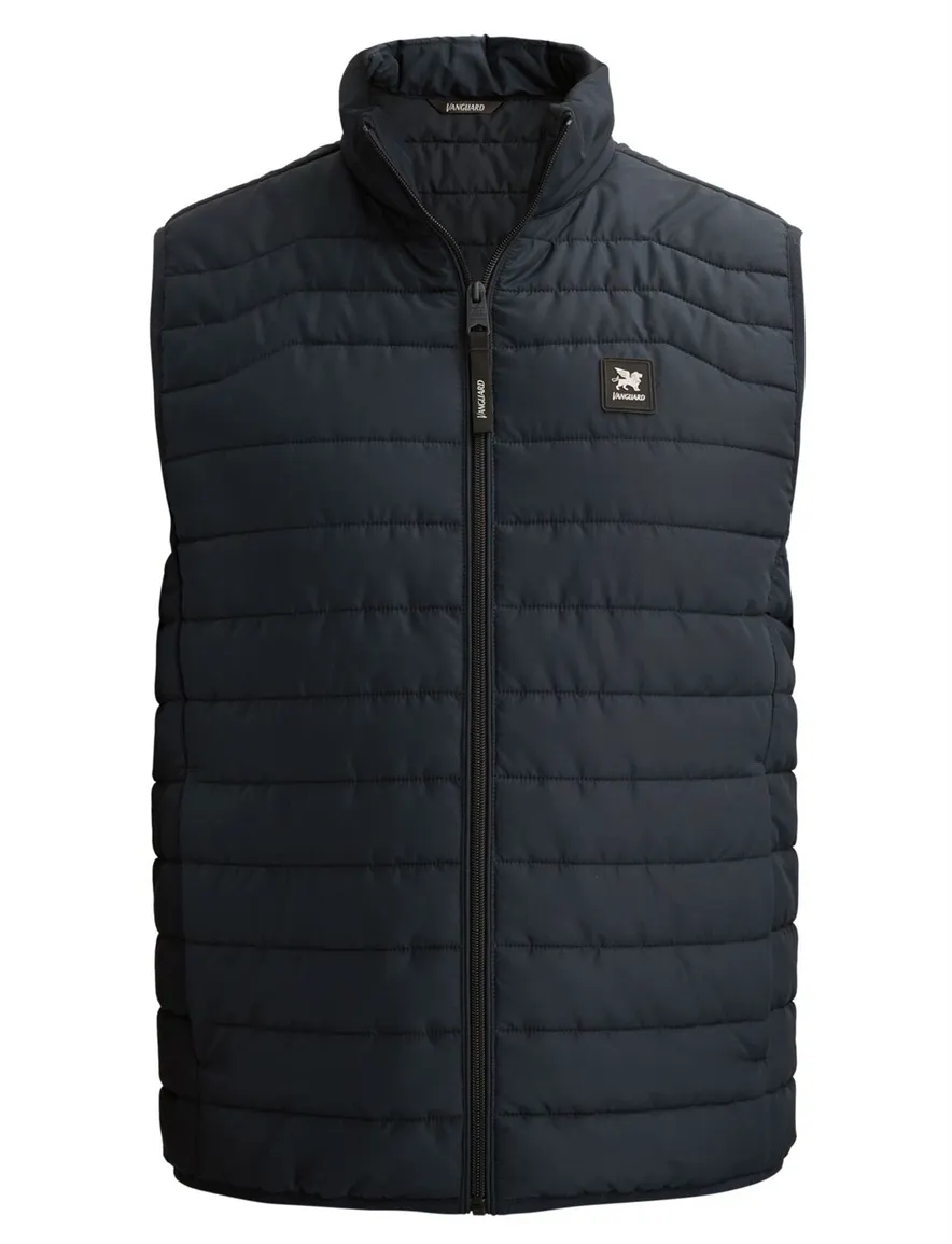 Vanguard bodywarmer donkerblauw met hoge hals
