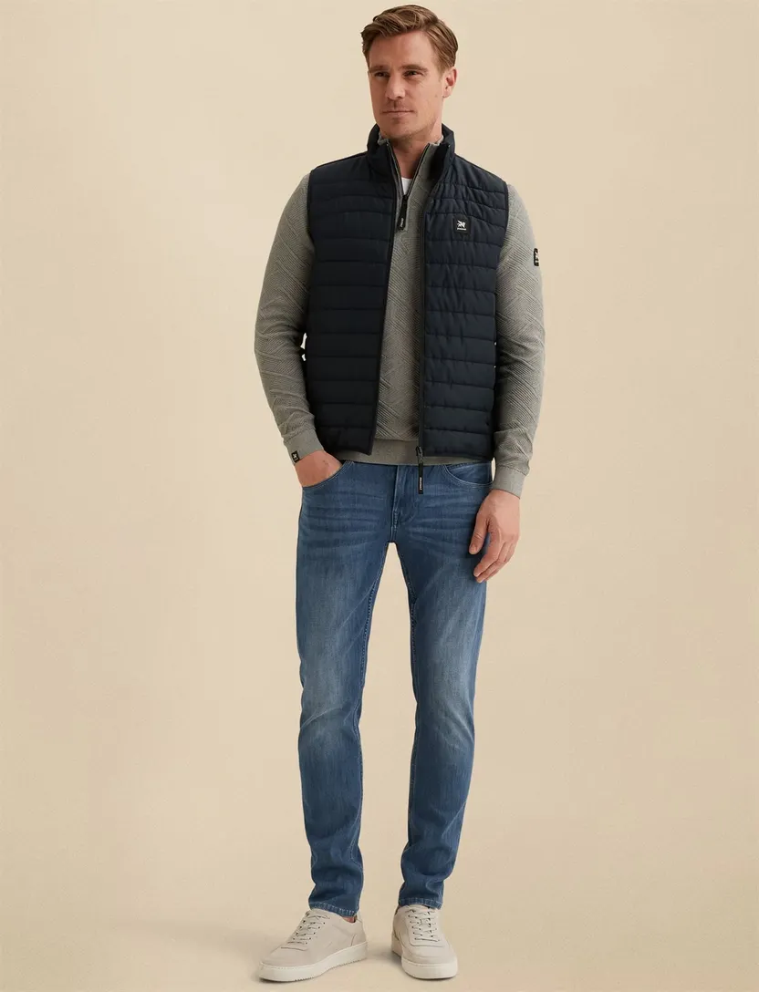Bodywarmer Vanguard navy hoge hals