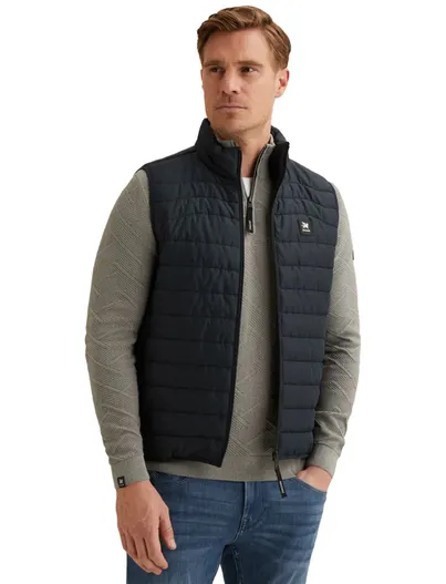 Vanguard Vanguard bodywarmer donkerblauw met hoge hals