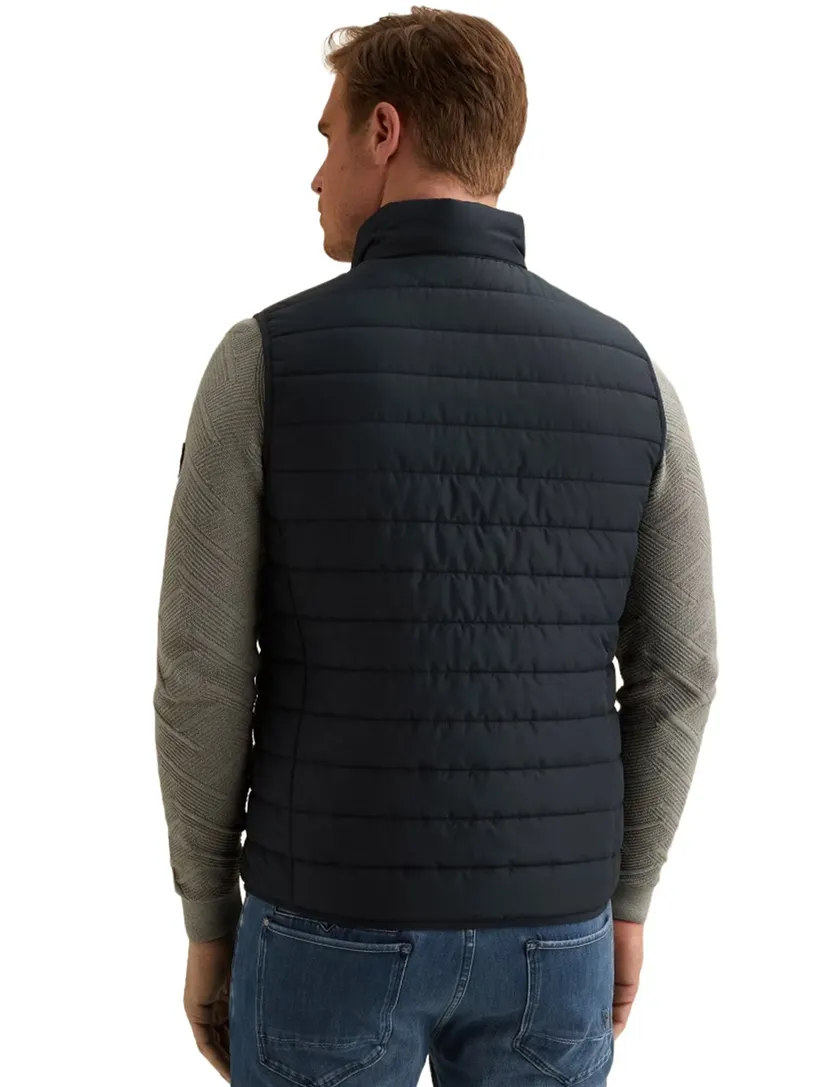 Bodywarmer Vanguard navy hoge hals
