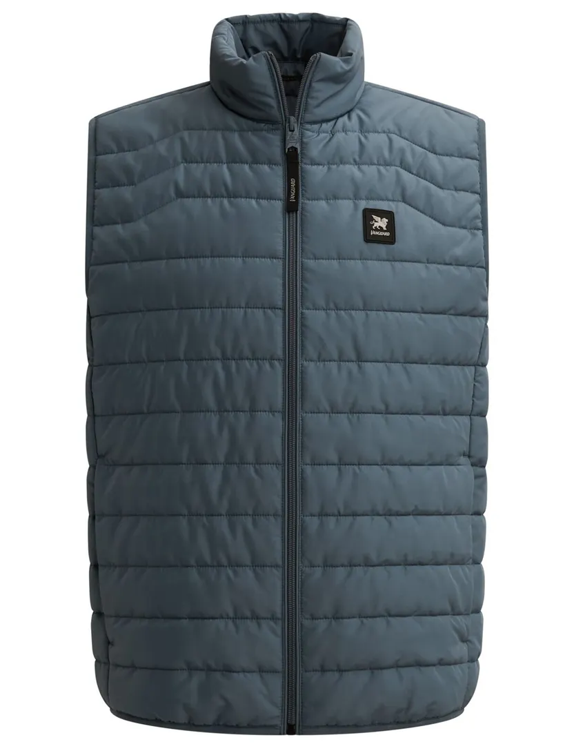 Bodywarmer Vanguard blauw hoge hals