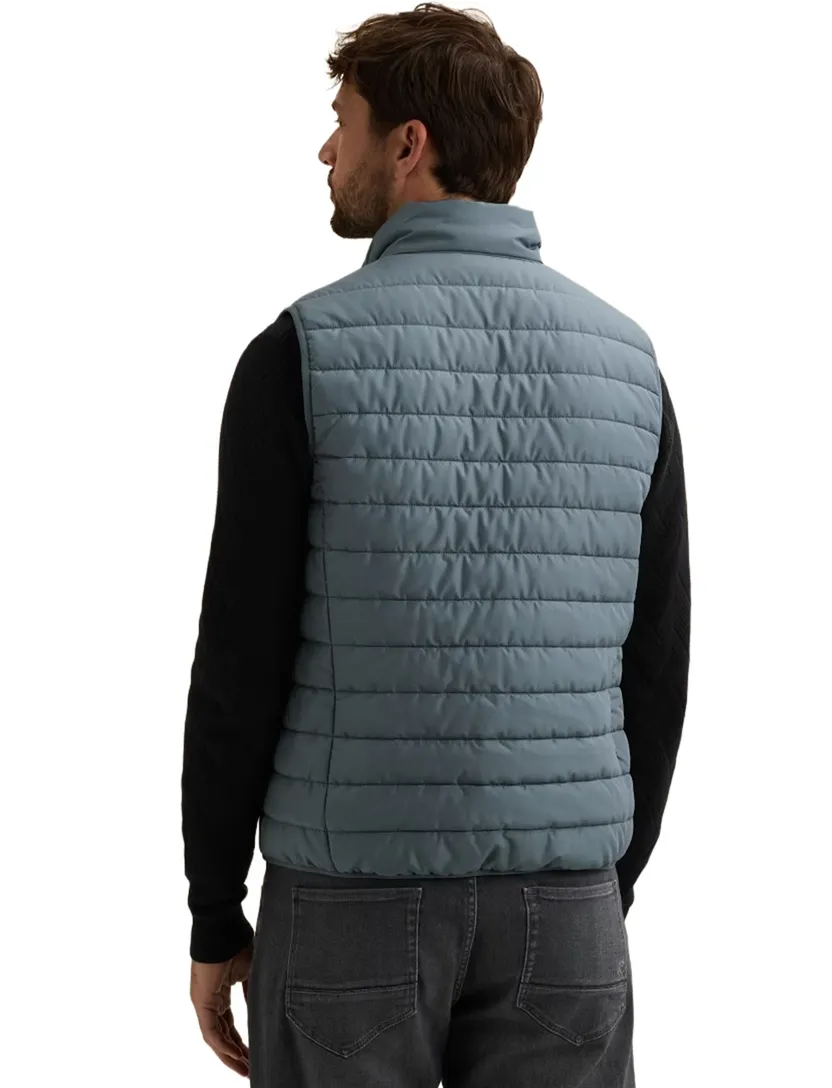 Bodywarmer Vanguard blauw hoge hals