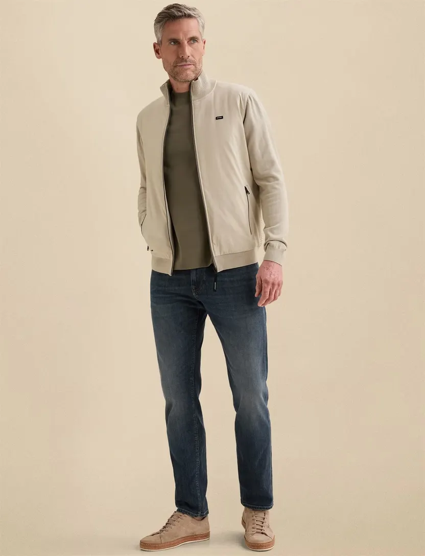 Outdoor vest Vanguard beige hoge hals