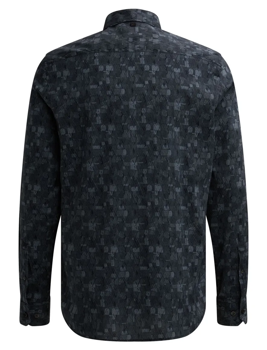 Overhemd Vanguard donkerblauw VSI2608205-China Blue