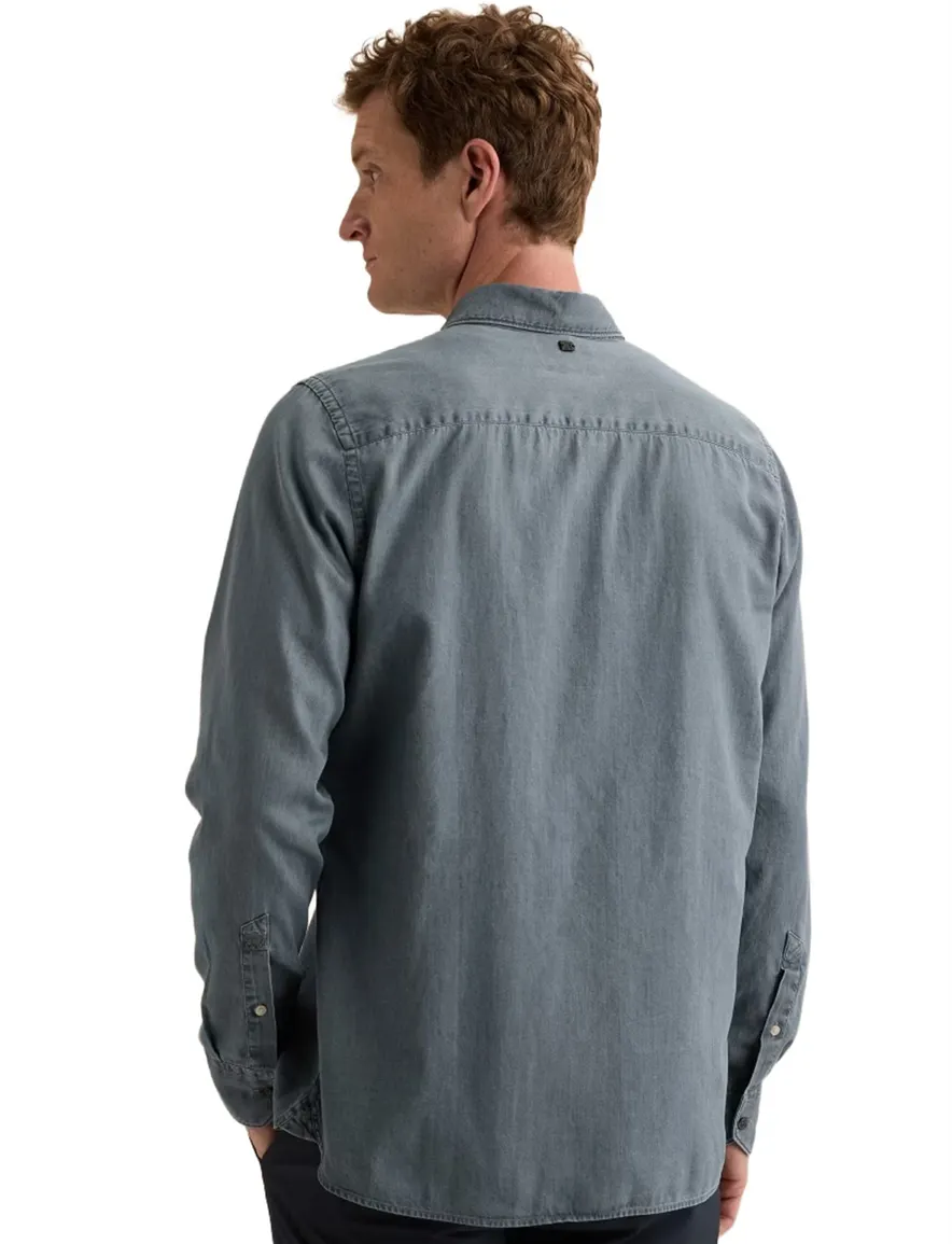 Overhemd Vanguard blauw VSI2608218-Light Stone Pa