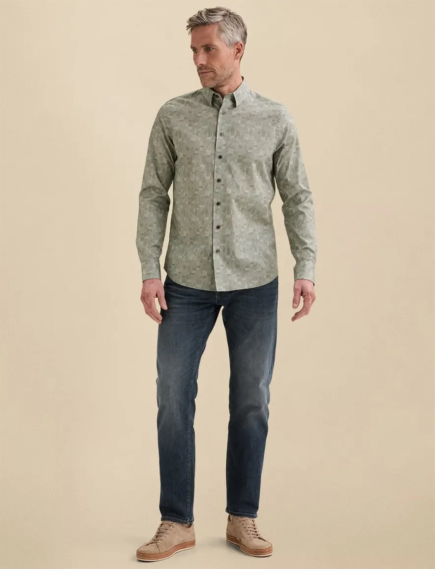 Overhemd Vanguard groen VSI2608205-Forest Fog