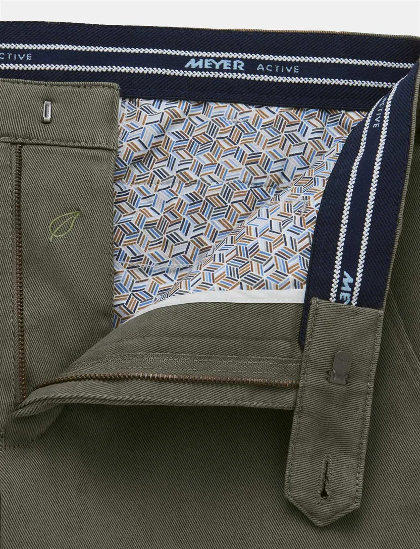 Meyer Bonn groene chino