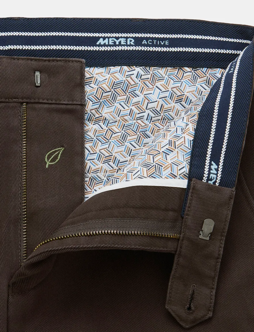 Broek Meyer bruin BONN 2-3615-37