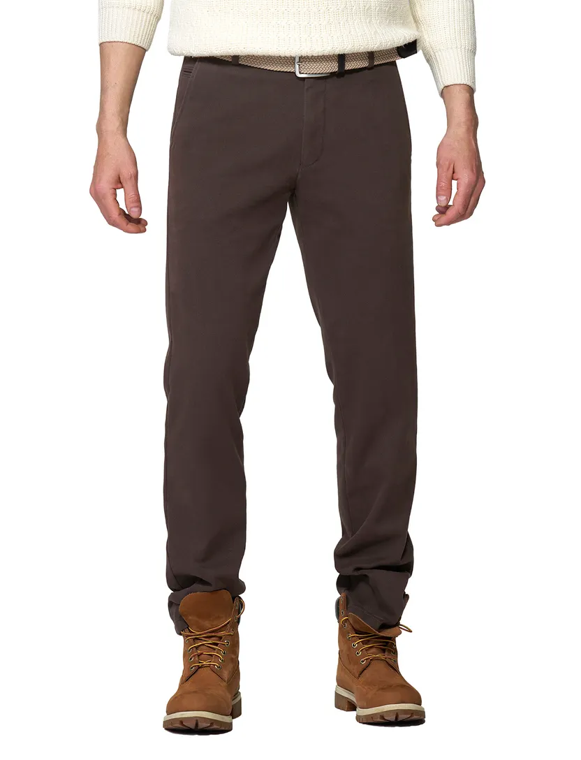 Chino Meyer Bonn bruin katoen