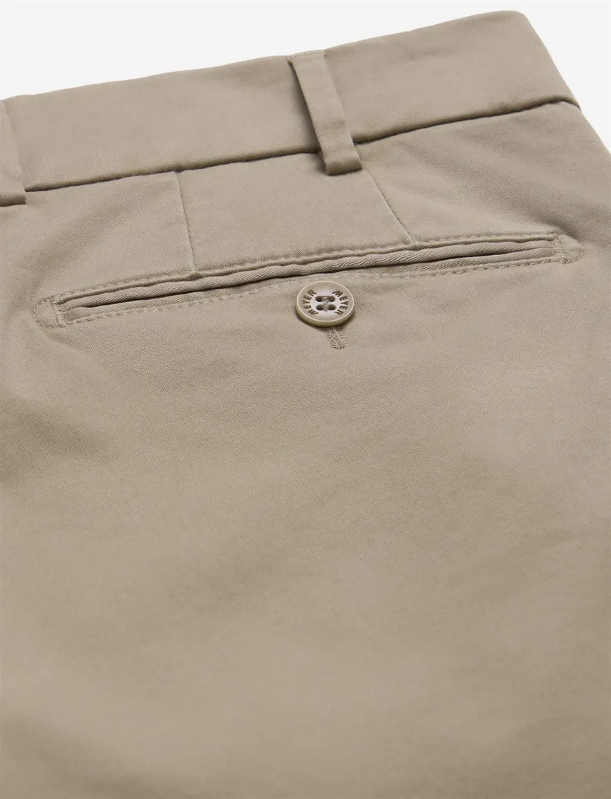 Meyer Bonn beige flatfront broek