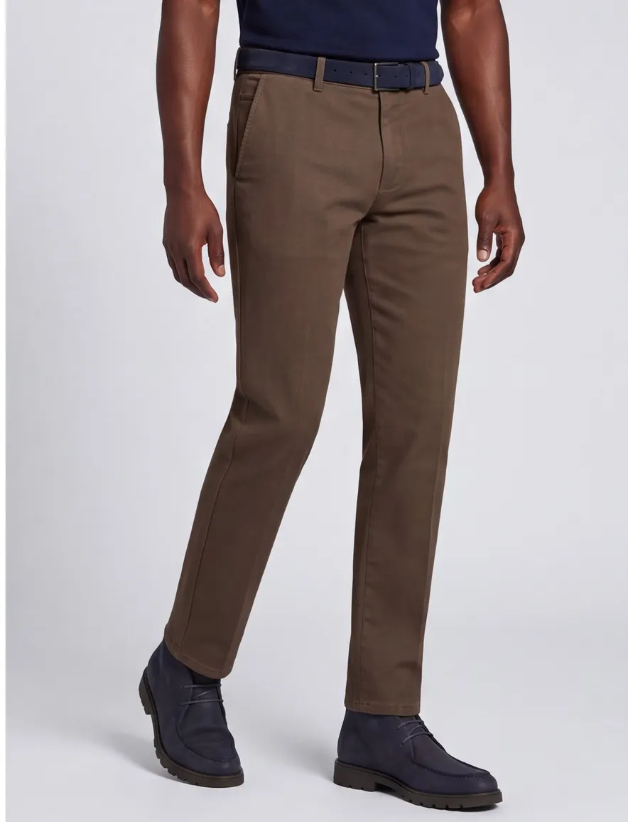 Broek Meyer bruin BONN 2-3615-34
