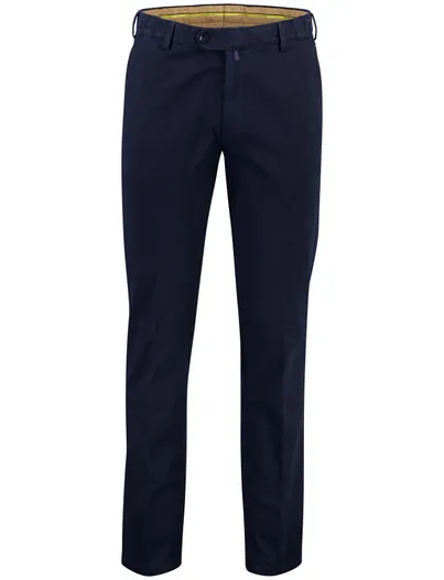 Meyer Meyer Oslo broek donkerblauw flatfront