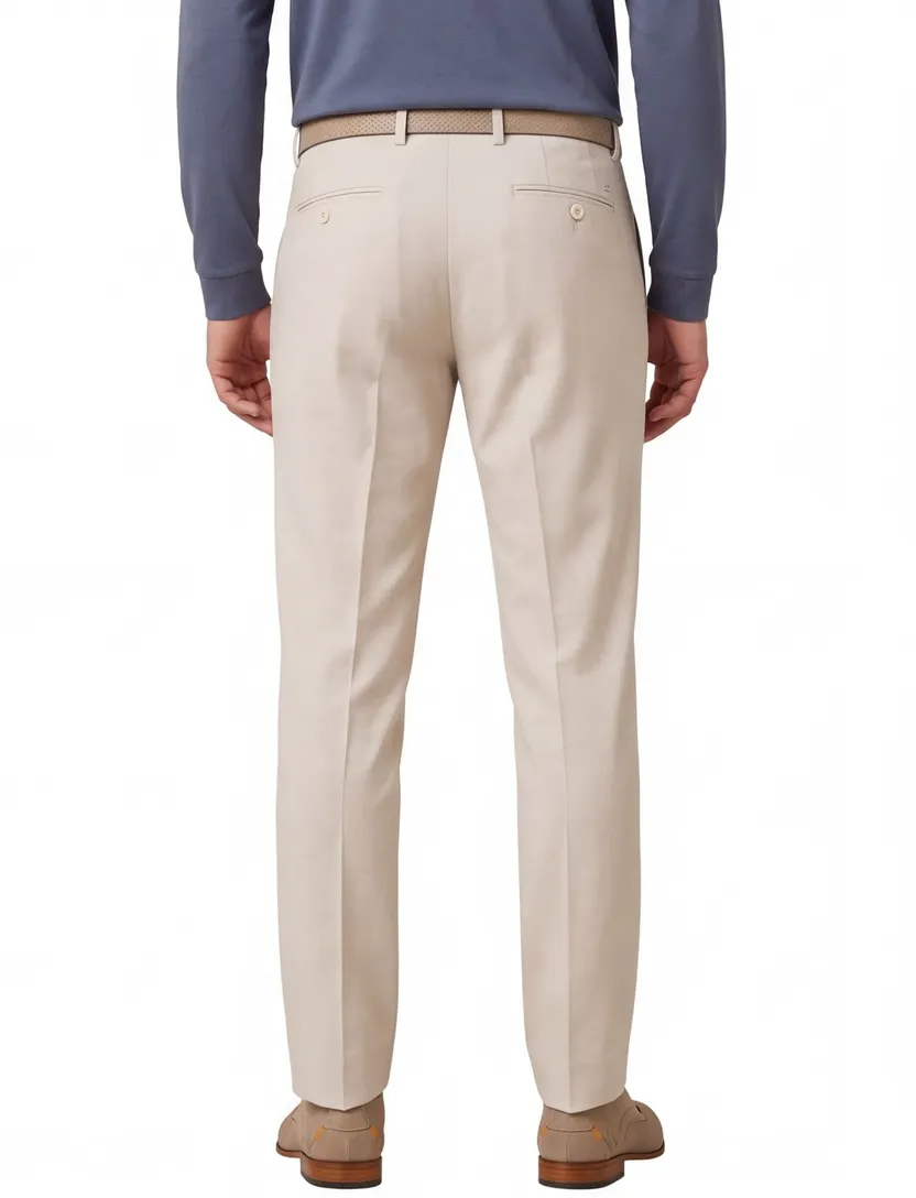 Broeken Meyer camel stretch