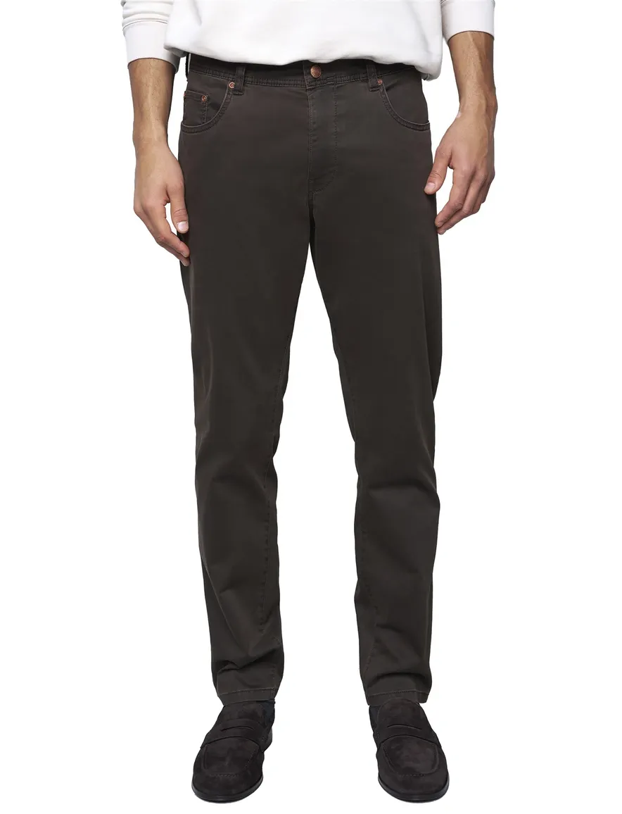 Broek Meyer bruin FIVE 9-6106-39
