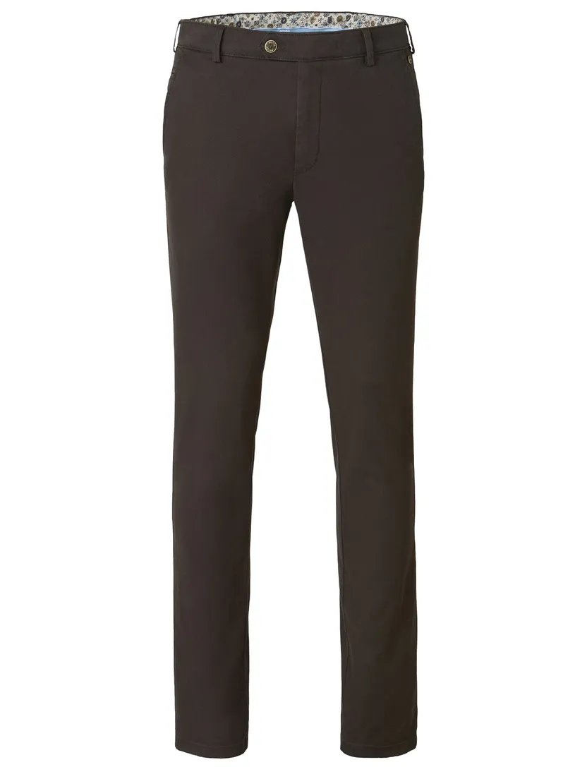 Meyer Bonn broek bruin normale fit