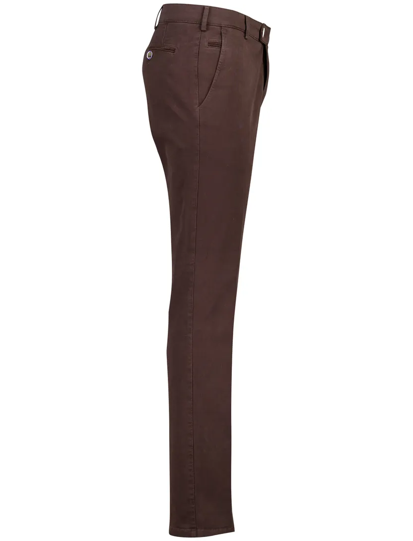 Broek Meyer bruin flatfront model