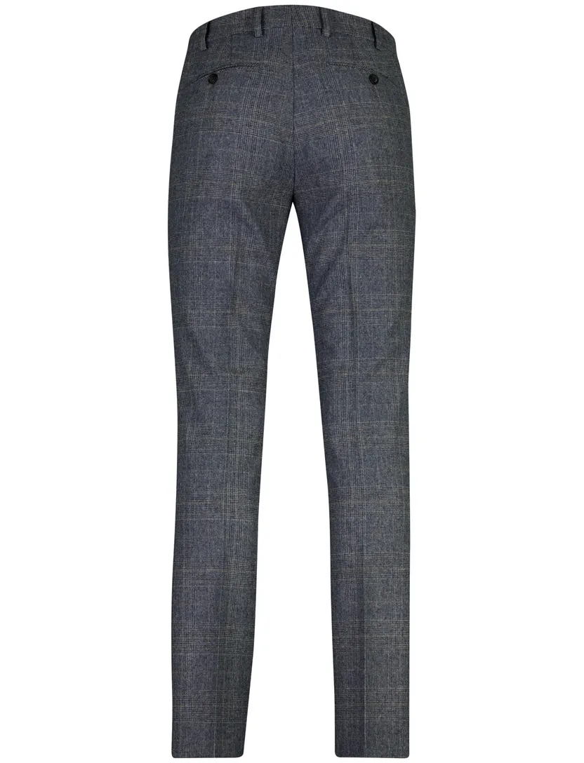 Broek Meyer Bonn donkerblauw wol
