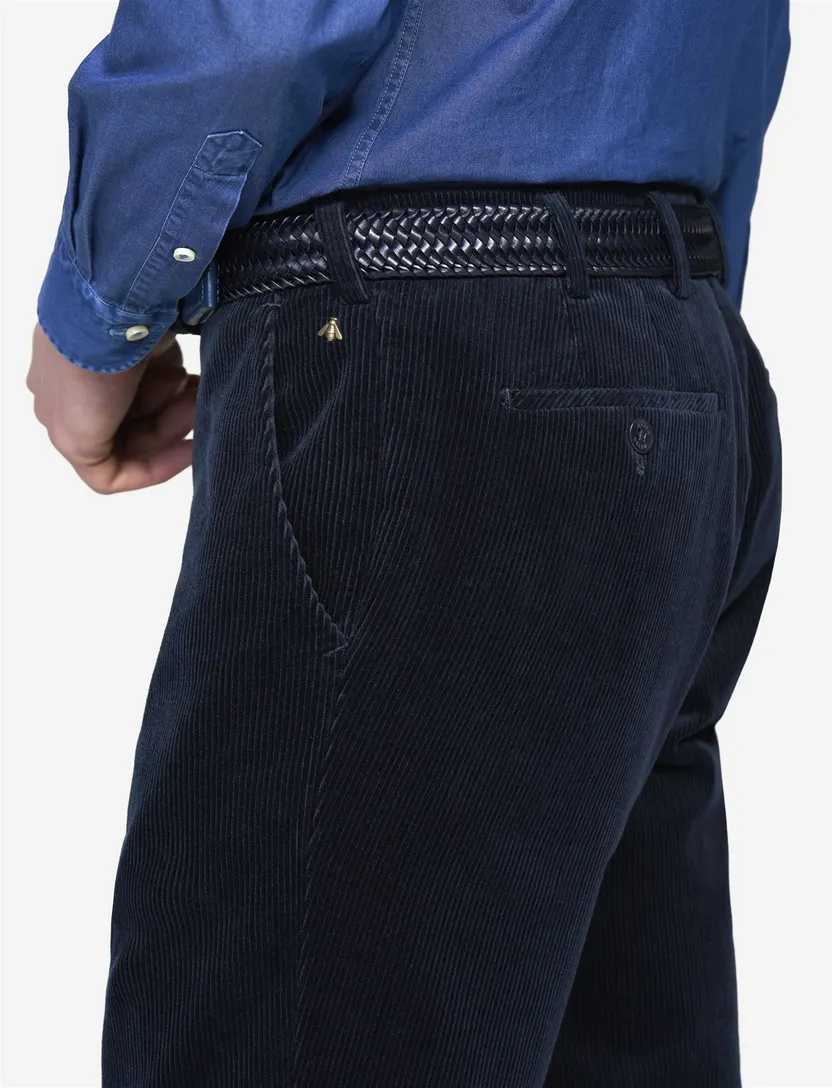 Meyer Roma donkerblauw flatfront model
