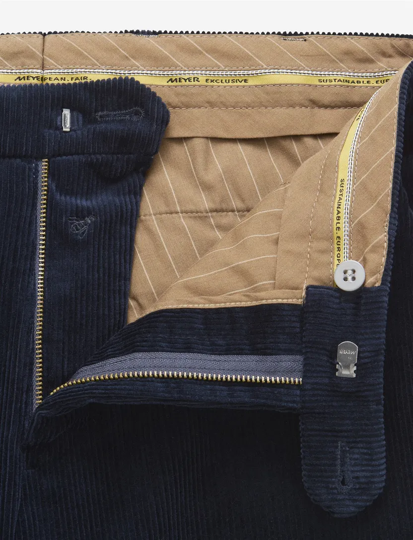 Meyer Roma donkerblauw flatfront model