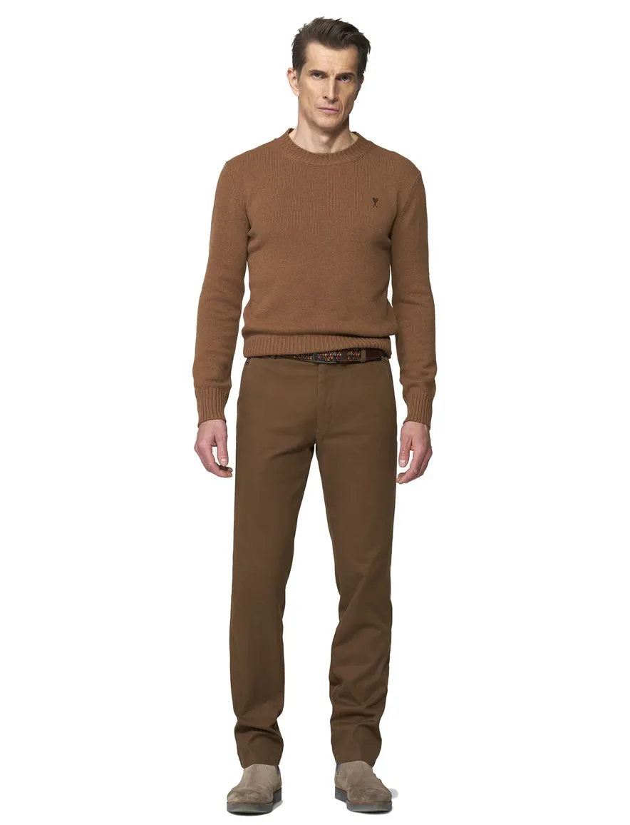 Broek Meyer bruin BONN 2-5627-45