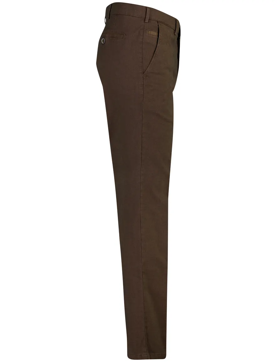 Meyer Roma broek bruin met stretch