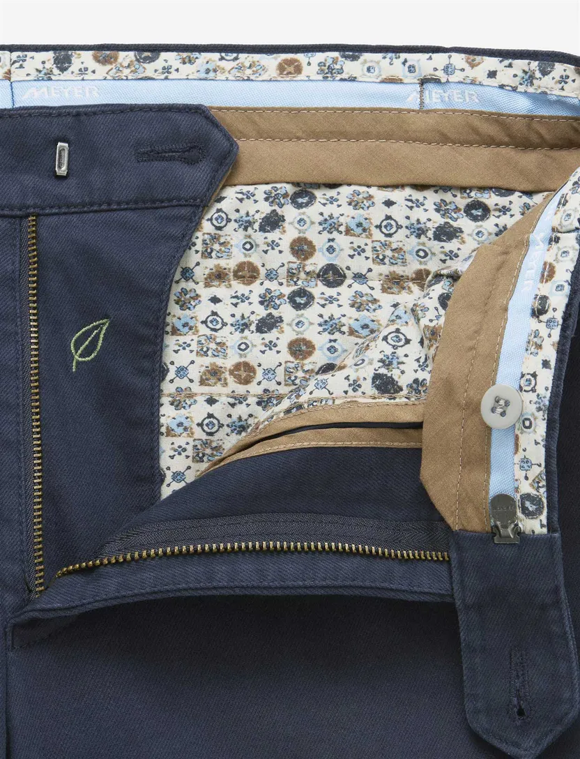 Meyer Oslo donkerblauw flatfront model