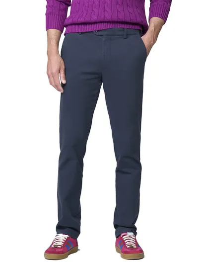 Meyer Meyer Oslo donkerblauw flatfront model