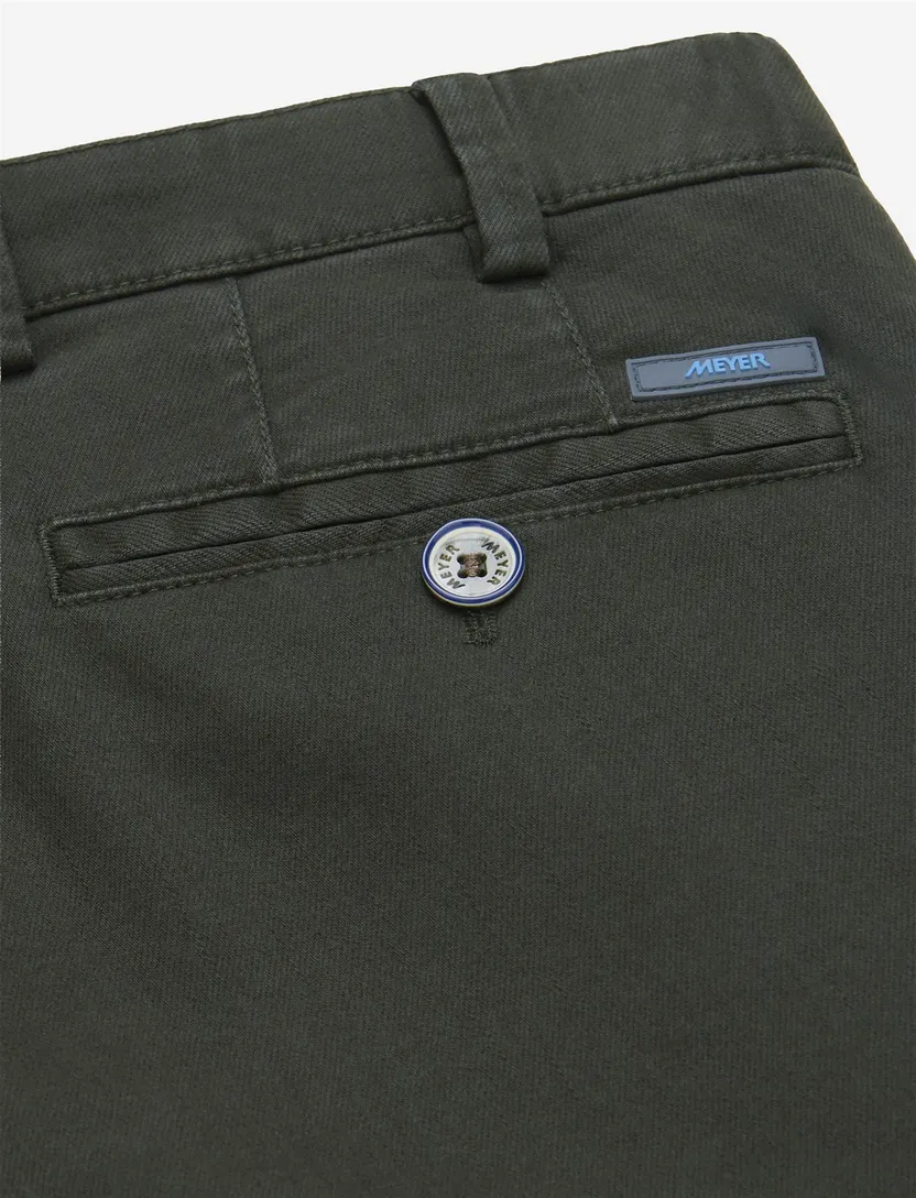 Broek Meyer Oslo groen normale fit