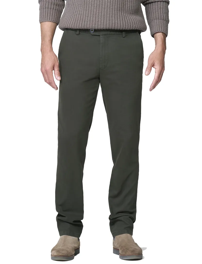 Broek Meyer Oslo groen normale fit