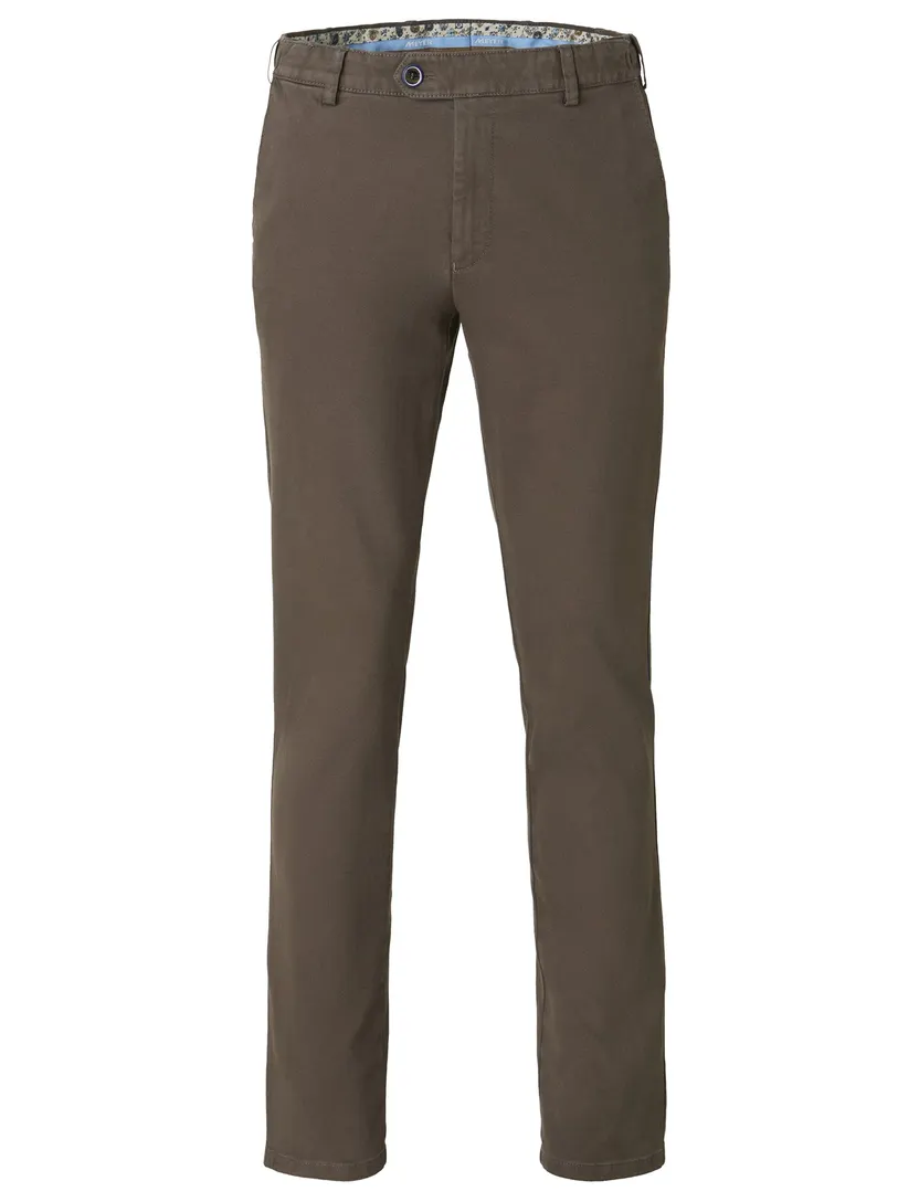 Broek Meyer Oslo bruin normale fit