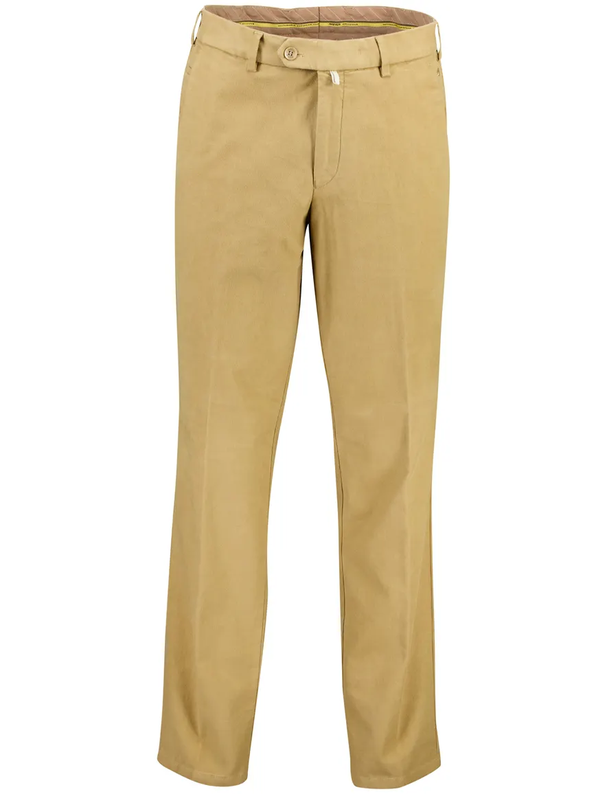 Meyer Roma chino camel effen