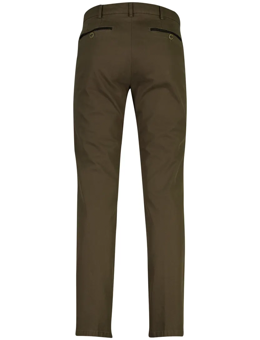 Broek Meyer Bonn groen stretch