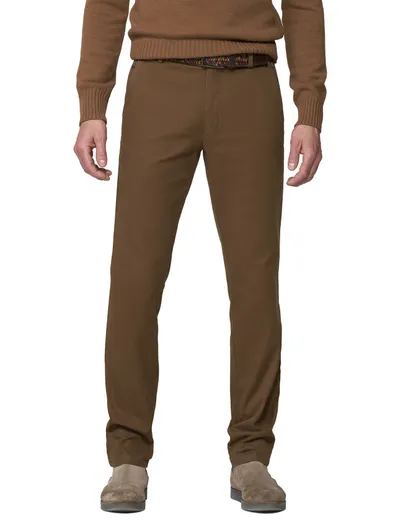 Meyer Meyer Bonn broek bruin flatfront