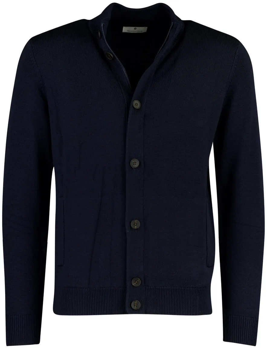 Overshirt Thomas Maine donkerblauw
