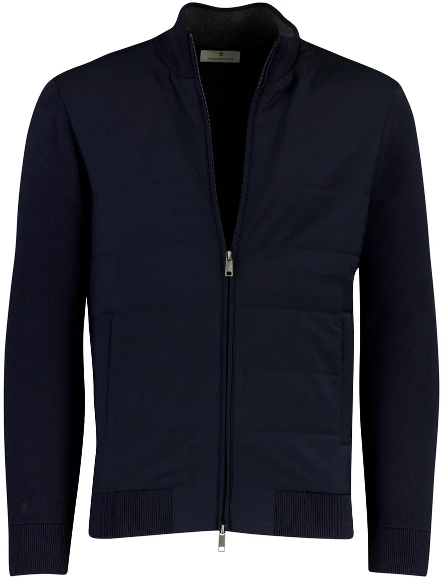 Thomas Maine outdoor vest donkerblauw
