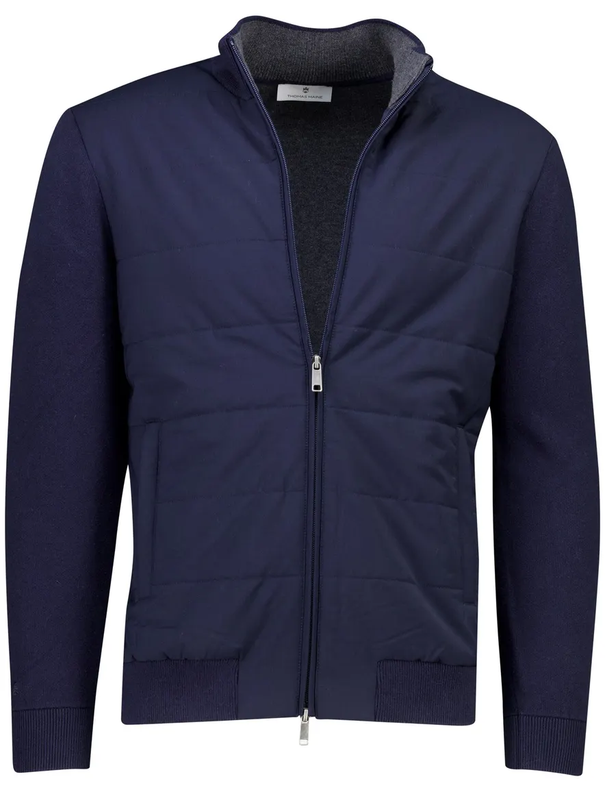 Thomas Maine outdoor vest donkerblauw