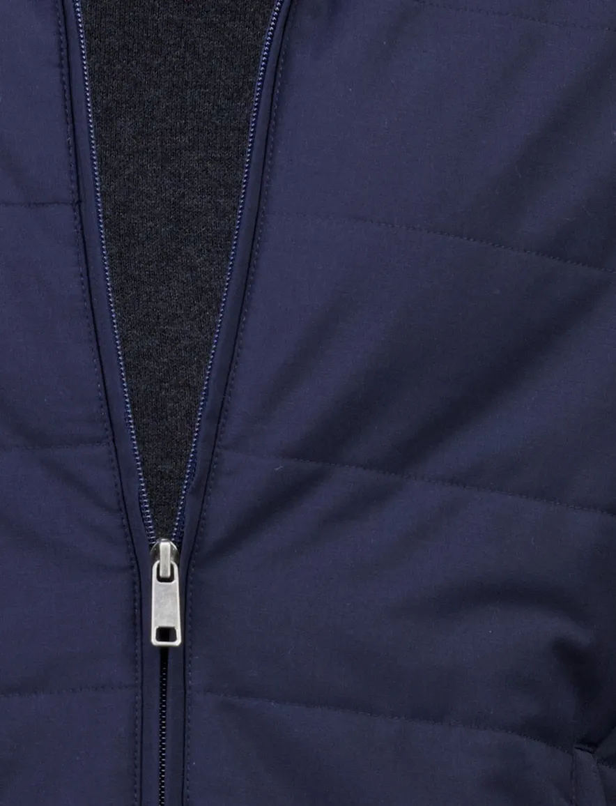 Thomas Maine outdoor vest donkerblauw
