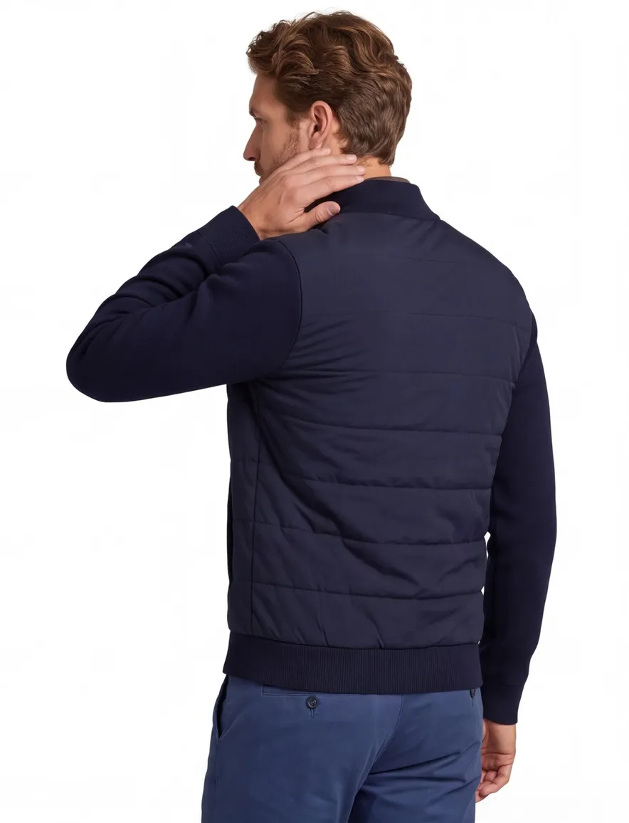 Thomas Maine outdoor vest donkerblauw
