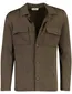 Thomas Maine bruin overshirt met borstzak