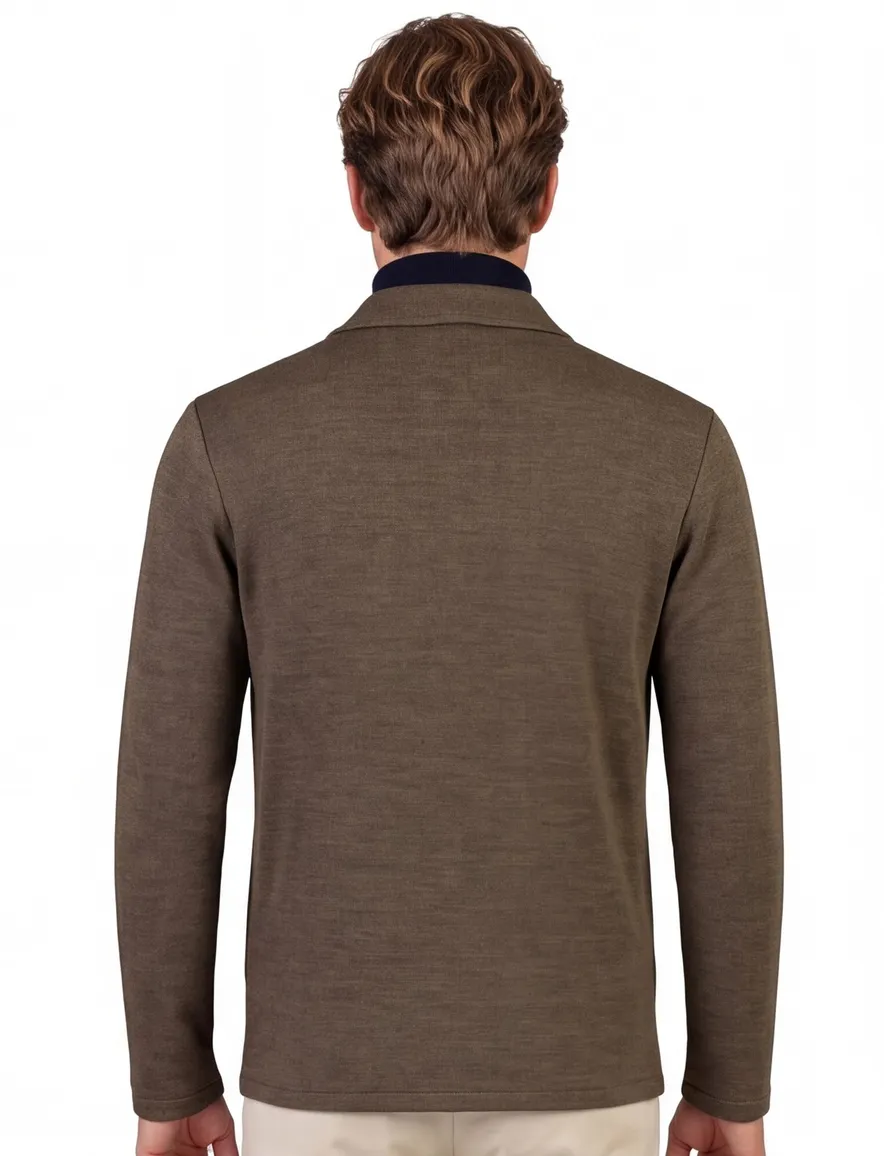 Overshirt Thomas Maine bruin