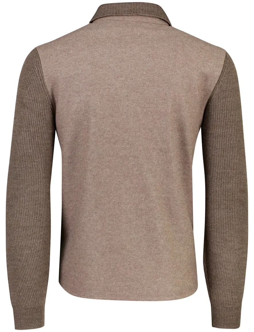 Overshirt Thomas Maine bruin