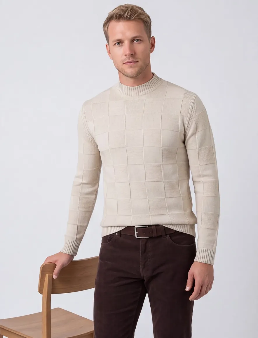 Trui Thomas Maine beige