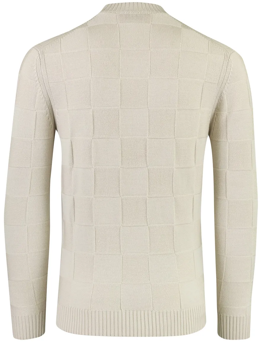 Thomas Maine turtleneck trui beige