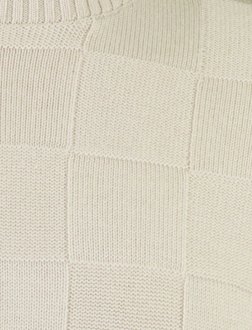 Thomas Maine turtleneck trui beige