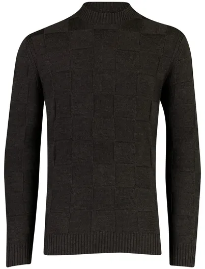 Thomas Maine Thomas Maine turtleneck trui grijs gemeleerd