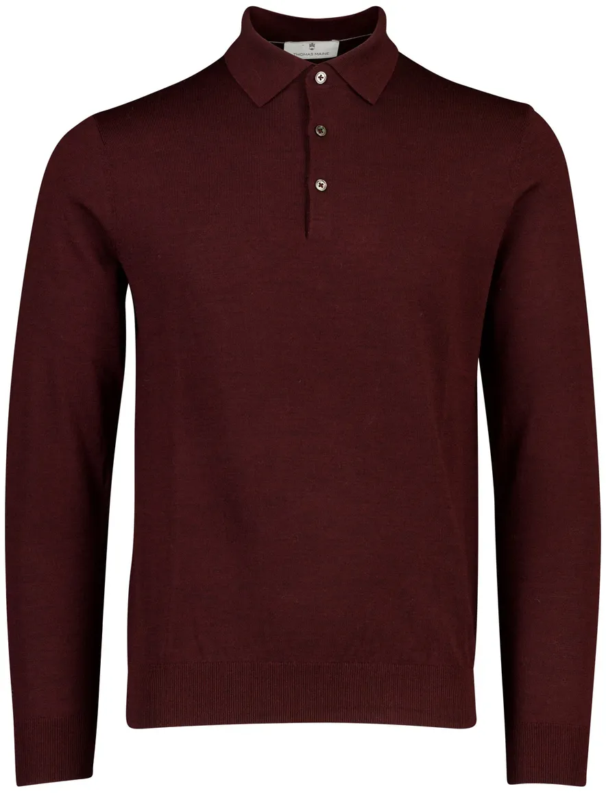 Trui Thomas Maine bordeaux