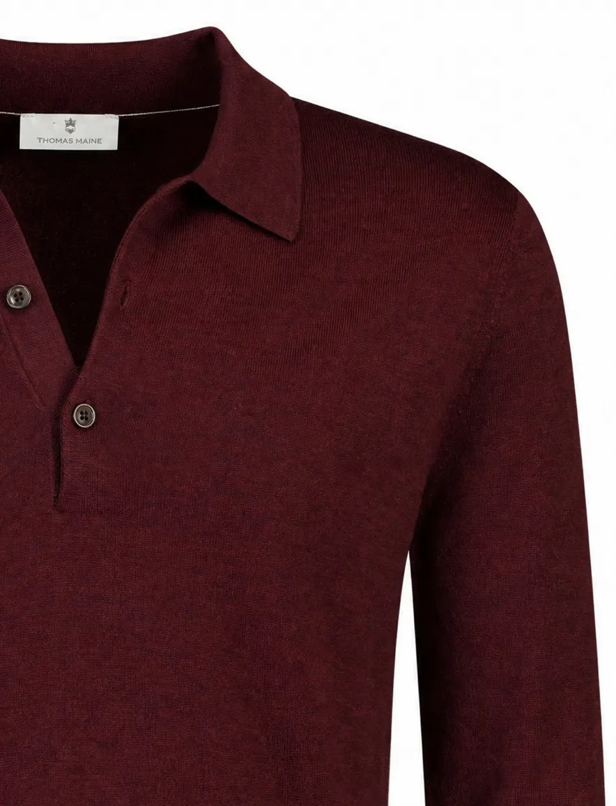 Trui Thomas Maine bordeaux
