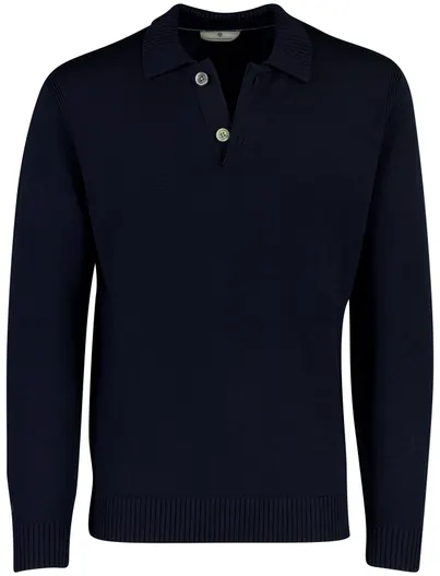 Thomas Maine Thomas Maine half zip trui donkerblauw