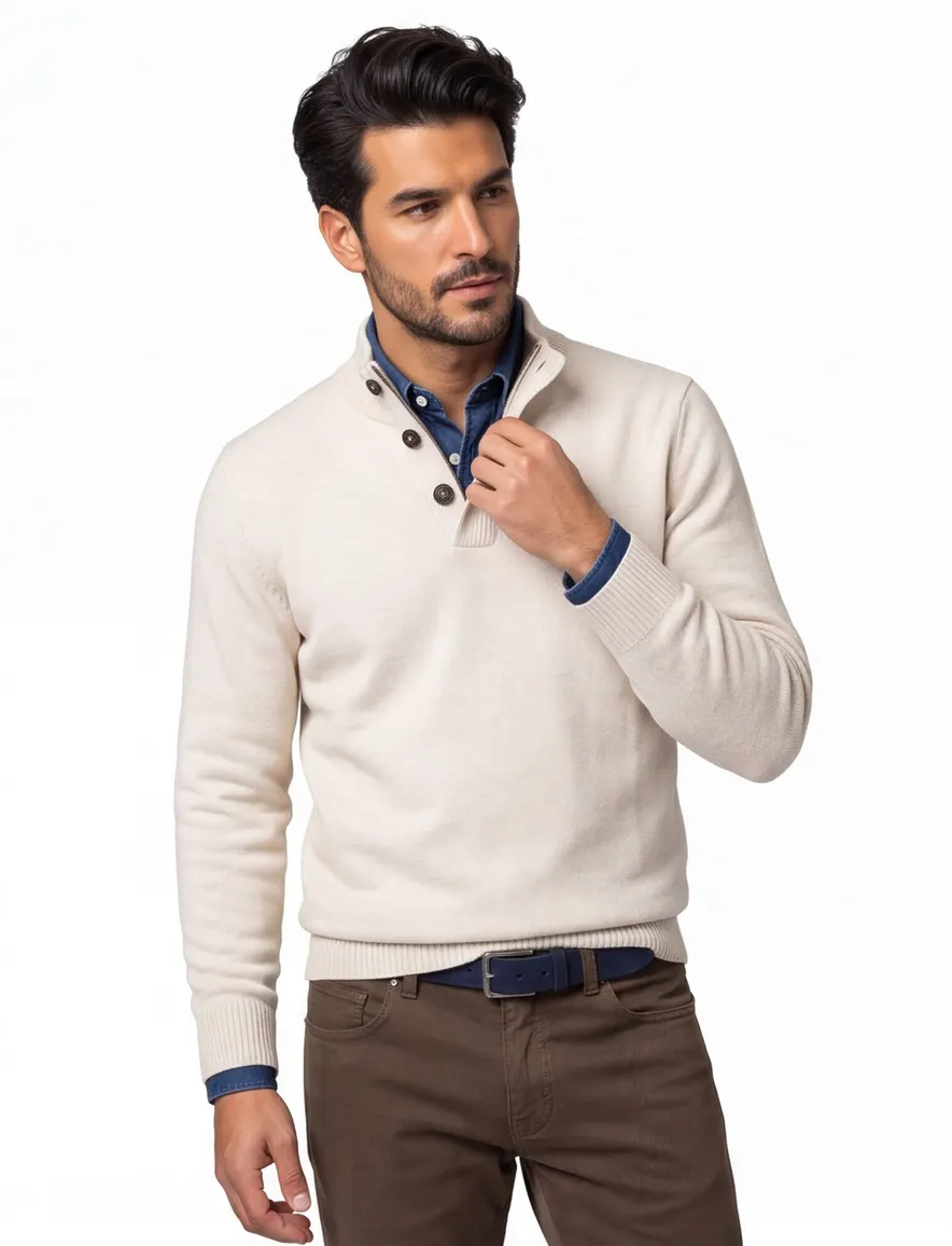 Trui Thomas Maine beige
