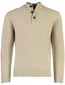 Thomas Maine half zip trui beige